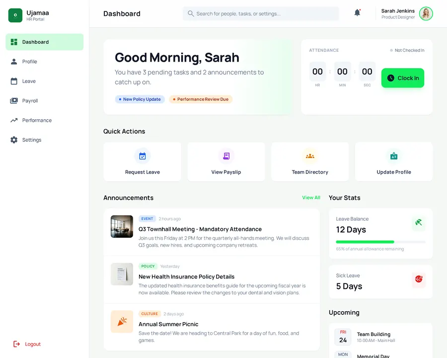 Ujamaa interface