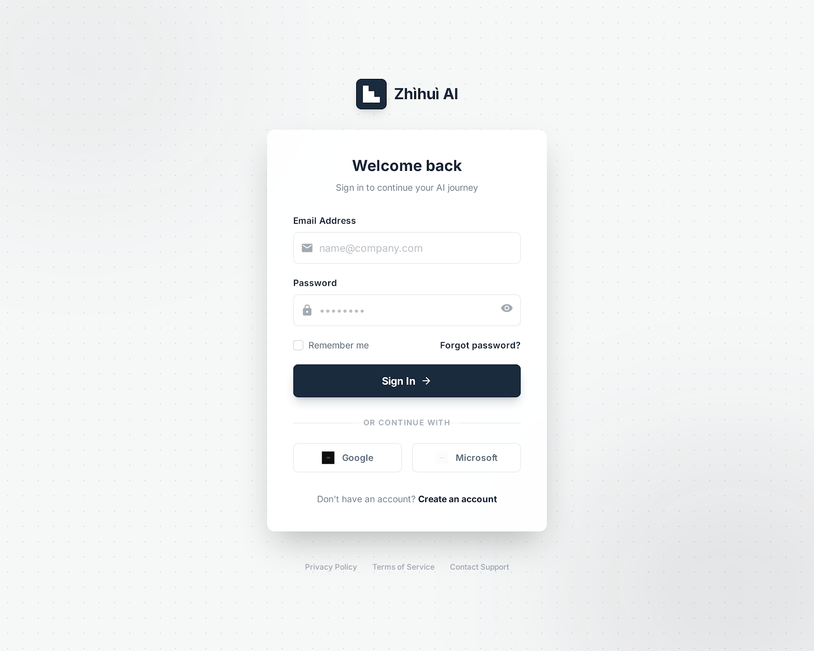 Zhihui AI Chatbot Builder & Analytics Platform - Web platform screenshot 3 - React, TypeScript development